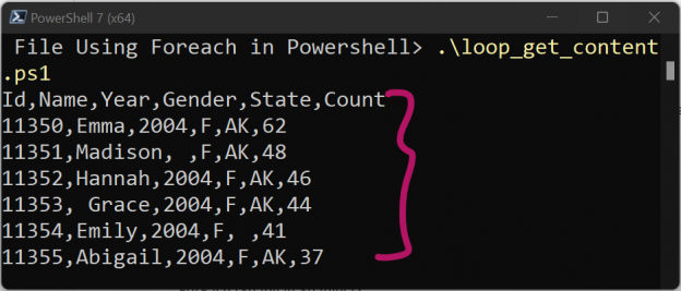 Loop Through A Csv File Using Foreach In Powershell Codeigo Hot Sex Picture